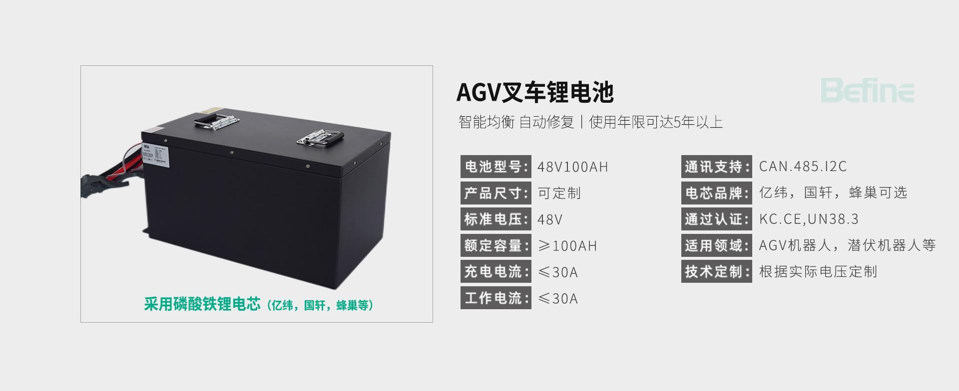 48V100Ah-AGV叉车锂电池(图3)